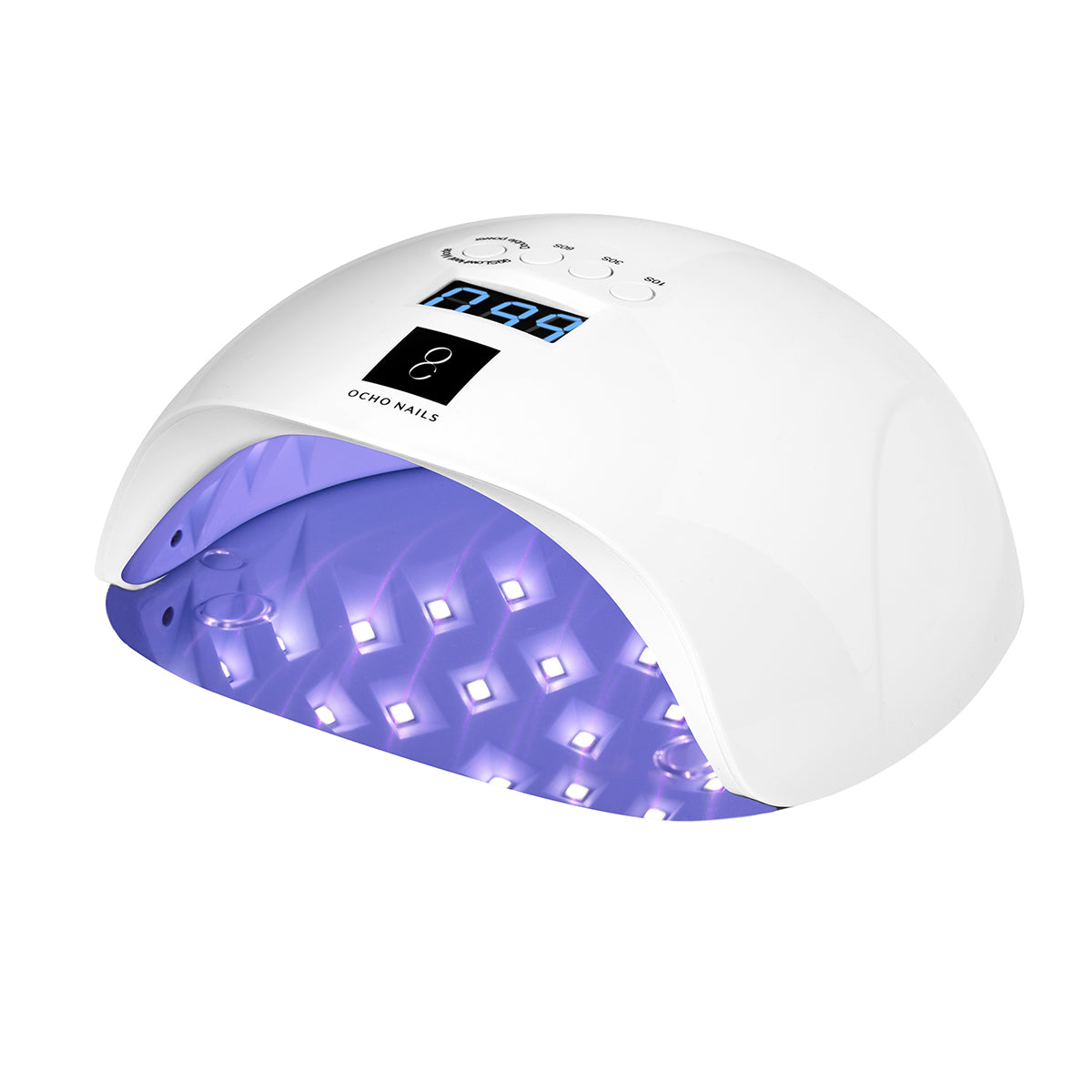 Ocho Nails X13 UV/LED-kynsilamppu 65W, valkoinen – peilipohjalla