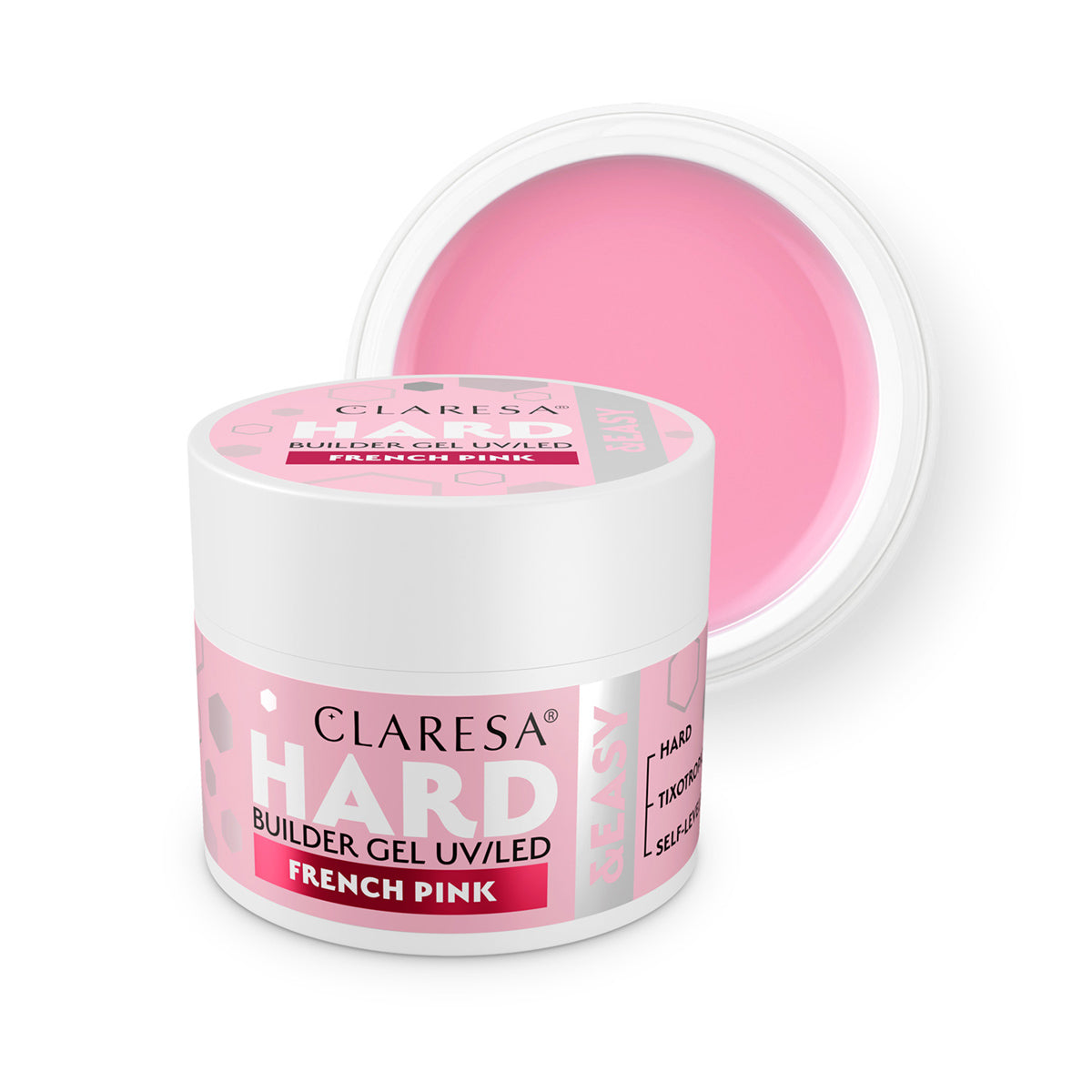 CLARESA HARD&EASY BUILDER GEL FRENCH PINK 45g