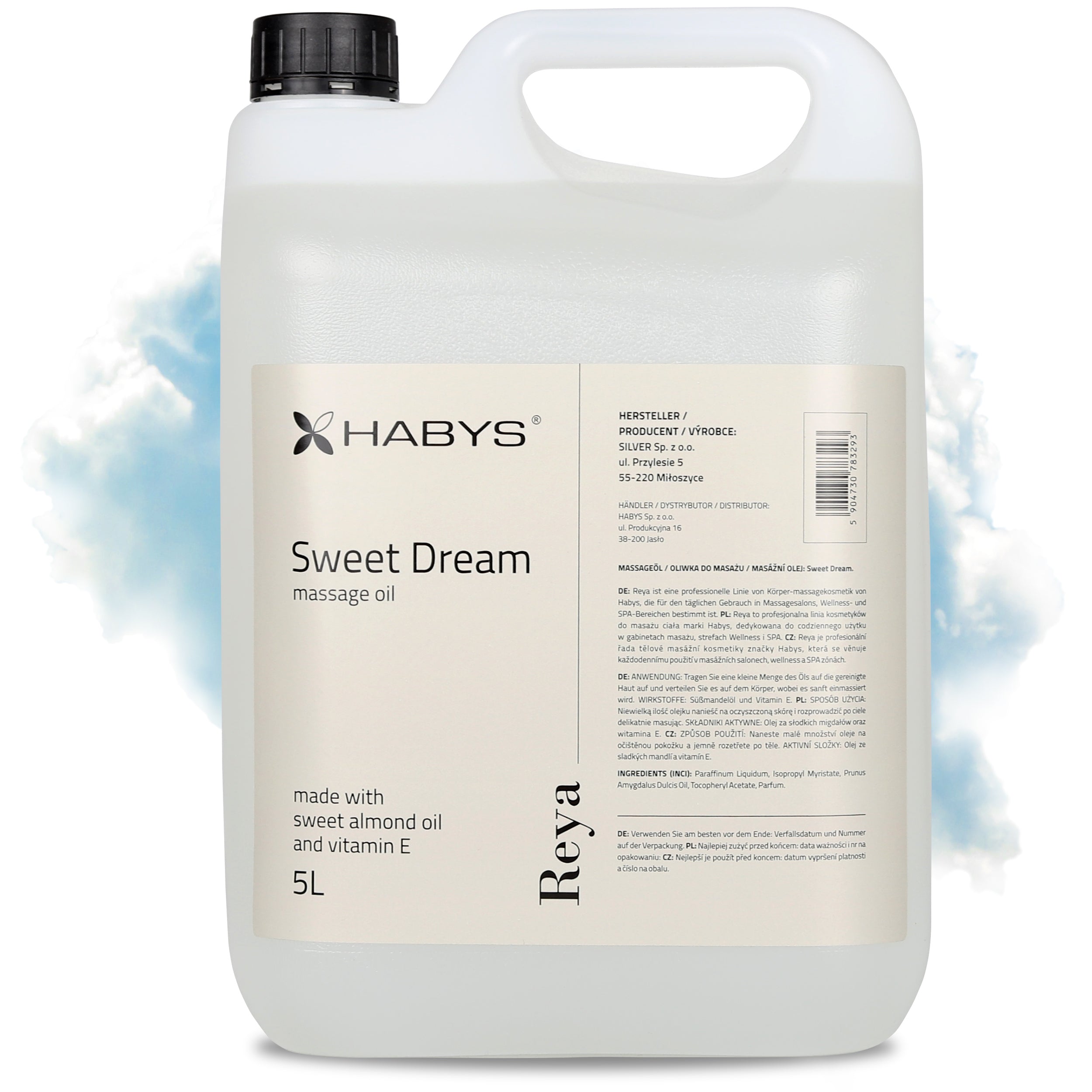 Massage Oil, Sweet Dream, HABYS 5000 ml