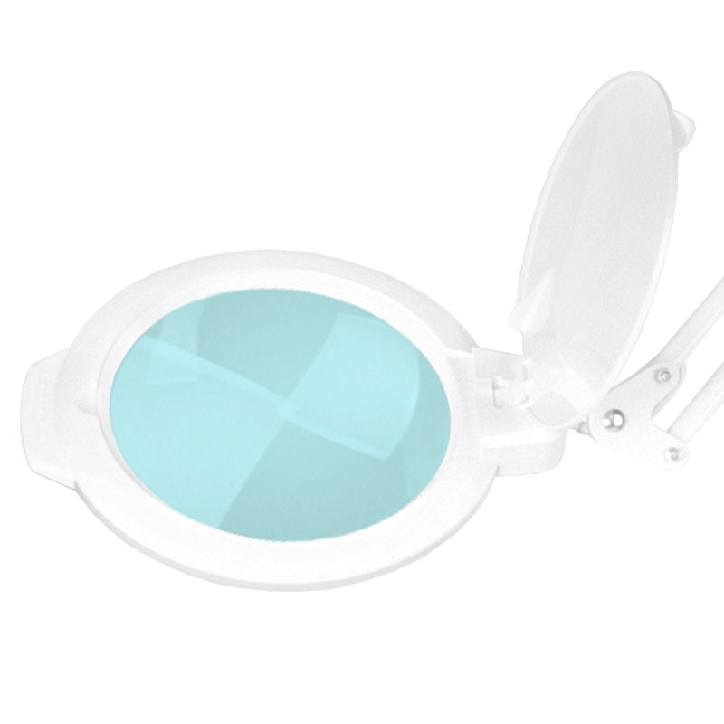 LED-suurennuslasivalaisin työpöydälle MOONLIGHT 8012/5″ WHITE