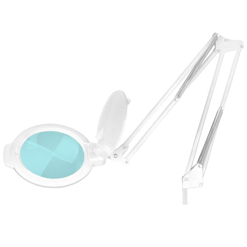 LED-suurennuslasivalaisin jalustalla MOONLIGHT 8012/5″ WHITE