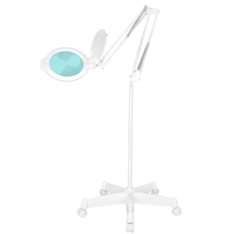 LED-suurennuslasivalaisin jalustalla MOONLIGHT 8012/5″ WHITE
