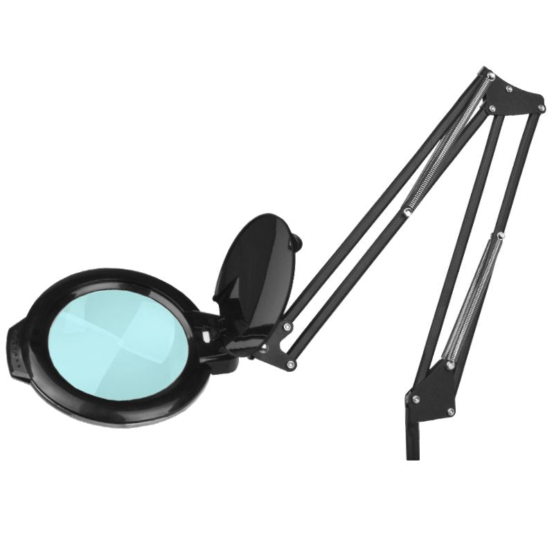 LED-suurennuslasivalaisin jalustalla MOONLIGHT 8012/5″ BLACK