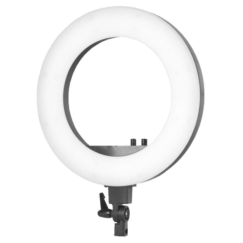 Rengasvalo 18′ 48W LED musta + jalusta