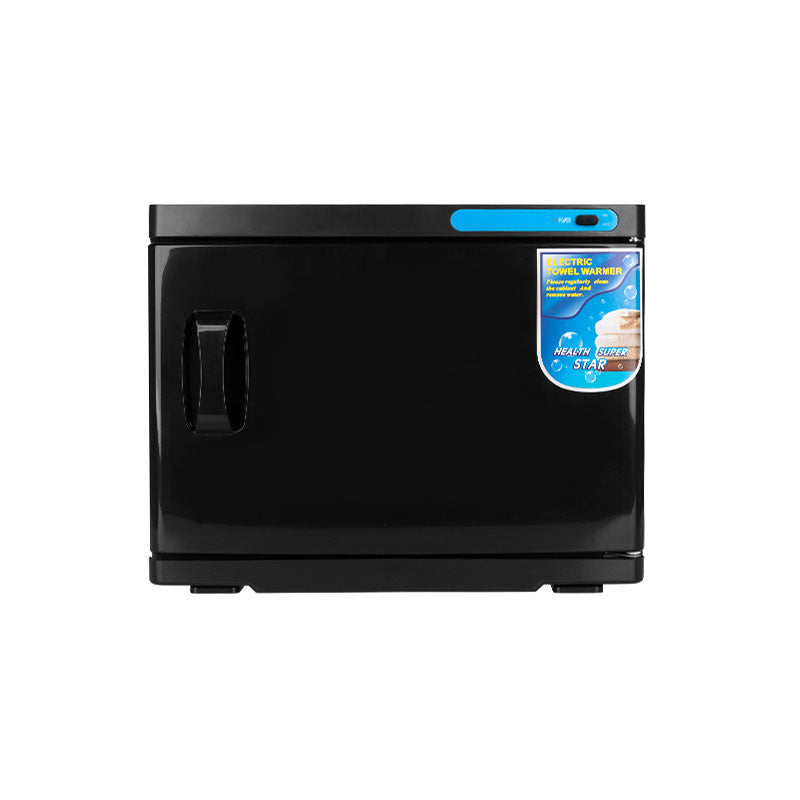 Hand towel warmer with uv-c 23l black sterilizer