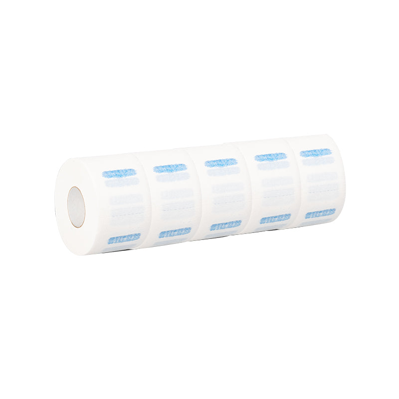 Paper barber's collar 5 pcs white
