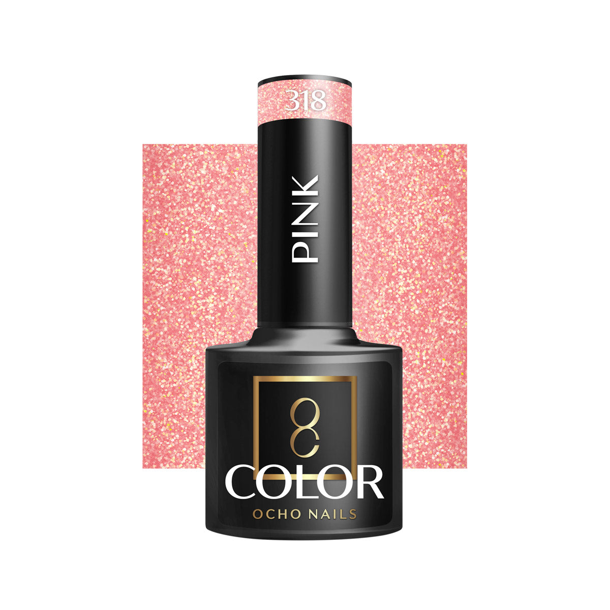 OCHO NAILS hybridilakka 318 pinkki 5 ml