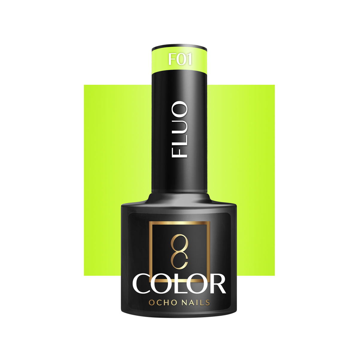 OCHO NAILS fluoresoiva hybridilakka F01 FLUO 5 ml